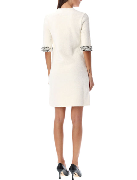 Embroidered Mini Dress with Pocker by LANVIN