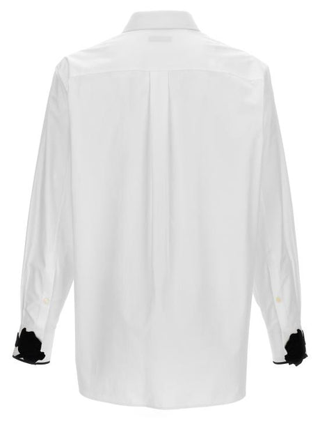 VALENTINO GARAVANI White and Black Long Tops for Men - 2024 Fashion