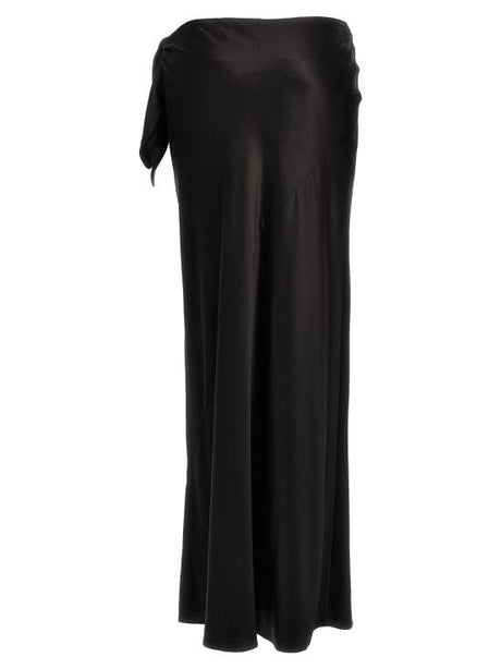 SAINT LAURENT Elegant Black Long Skirt for Women - 24SS Season