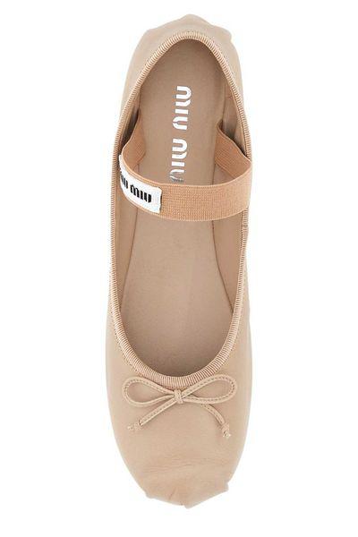 MIU MIU Ninfea Ballarina Flat-Heeled Shoes for Women