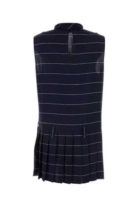 MIU MIU Women's 2024 Striped Mid Skirt - Spring/Summer Collection