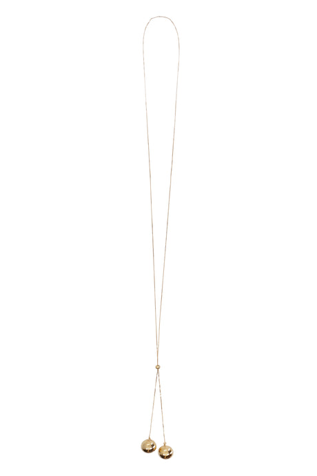 BOTTEGA VENETA Gold 925 Silver Necklace for Women - Length: 96cm, Size: 1.5cm