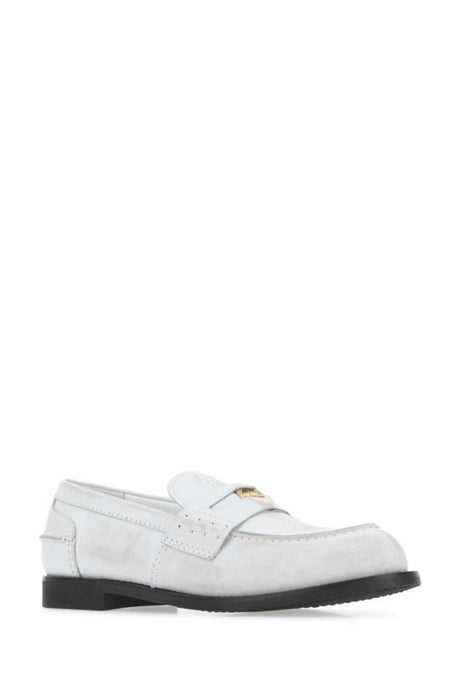 MIU MIU Stylish Women's Laced up Shoes in Classic White