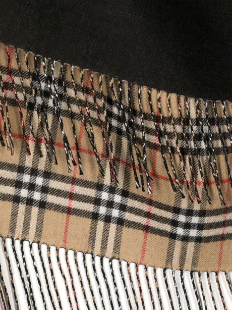 BURBERRY REVERSIBLE WOOL CAPE/PON