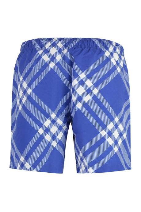BURBERRY Stylish Blue Swim Shorts for Men