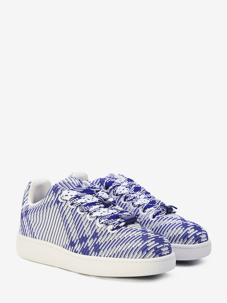 BURBERRY Blue 100% Nylon Mesh Sneakers for Men - SS24 Collection
