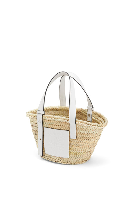 LOEWE Small Basket Handbag - Natural White