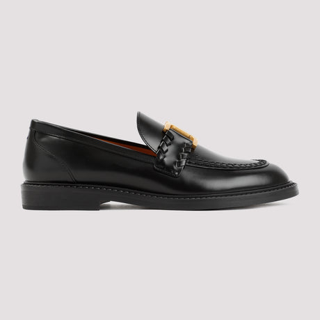 CHLOÉ Classic Black Loafers for Women - Chic and Timeless