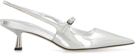 JIMMY CHOO Metallic Patent Leather Pumps for Women - SS24 Collection