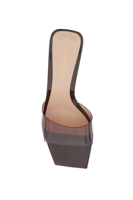 GIANVITO ROSSI Brown Patent Leather Sandals for Women with 5cm Heel Height | SS24 Collection