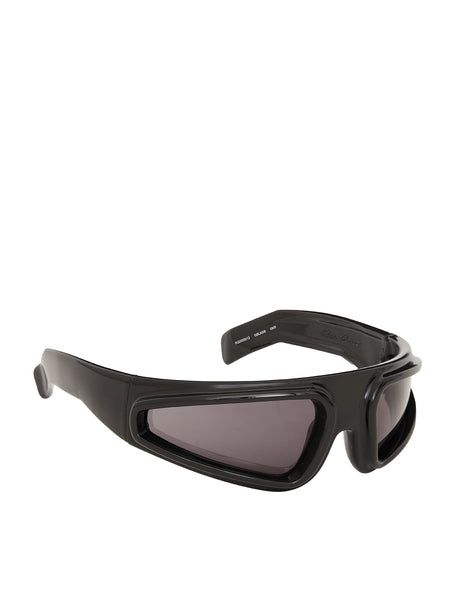 RICK OWENS Classic Black Ryder Sunglasses for Men