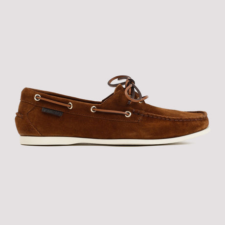 TOM FORD Men's Brown Suede Loafers for SS24
