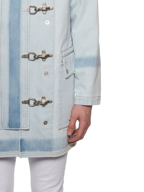 MM6 MAISON MARGIELA Double Up Your Style with This Blue Bomber Jacket for Men