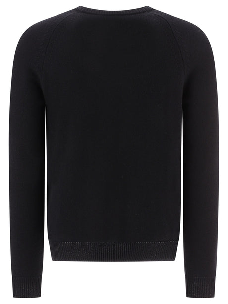 TOM FORD Luxurious Men's Black Cashmere Sweater - FW23 Collection