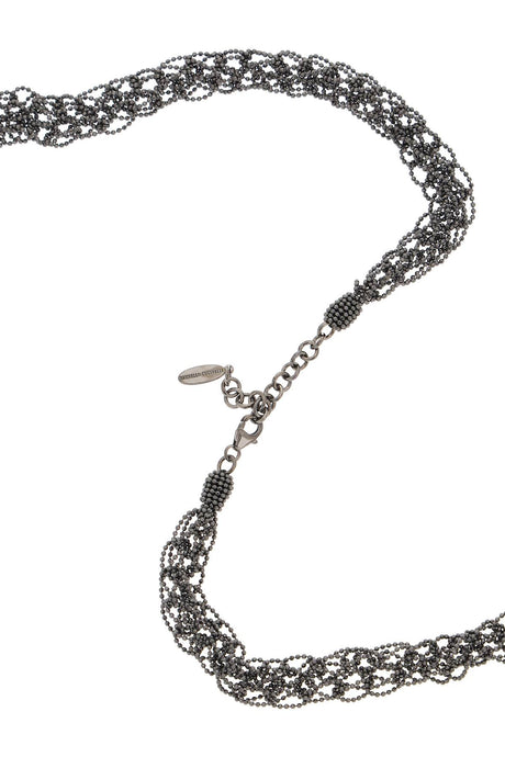 BRUNELLO CUCINELLI Elegant Precious Loops Necklace - Nickel-Free Chain for Women