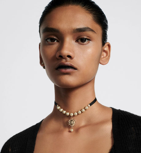 DIOR Elegant and Luxurious Gold Choker Necklace for Women - SS24