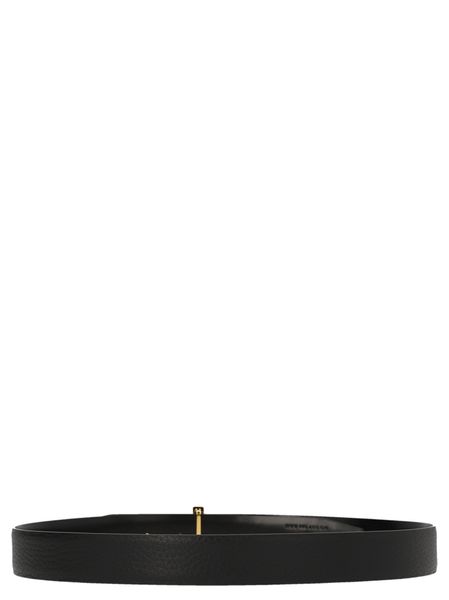 TOM FORD Classic Black Leather Belt for Women